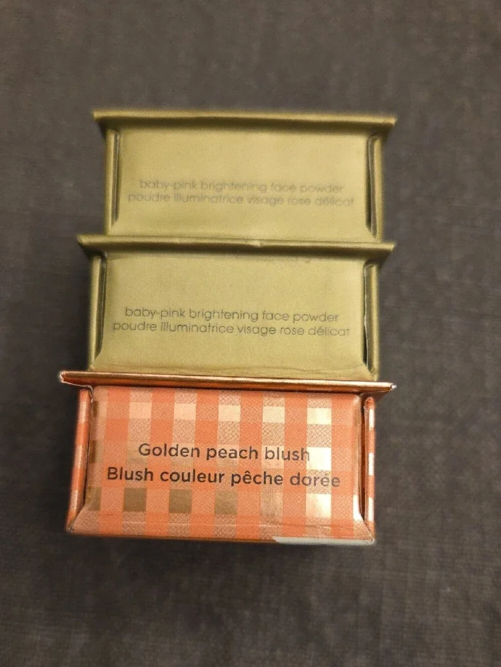 Benefit Mini Blush Trio - Dandelion & Georgia Peach-Pink NIB